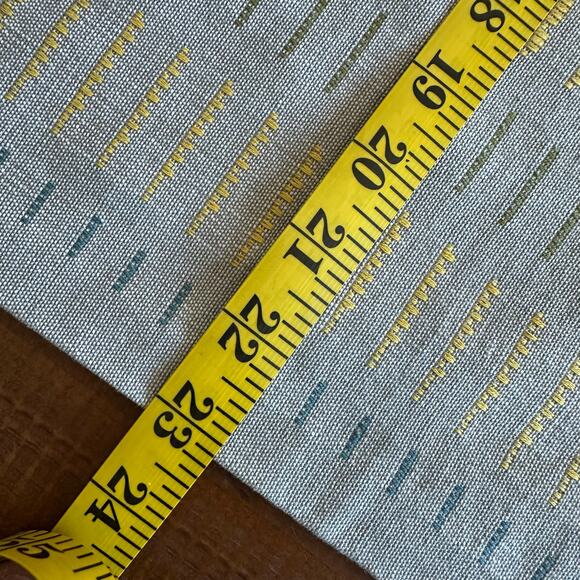 Crate & Barrel Yates 23" Pillow Cover NWT | Yellow Gray Pattern - Picture 5 of 7